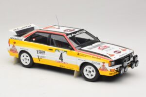 Audi Quattro A2 #4 W. Rohrl / C. Geistdorfer Rally Portugal 1984 Minichamps 1:18 153841104 Metalas - nuotrauka 4 iš 6