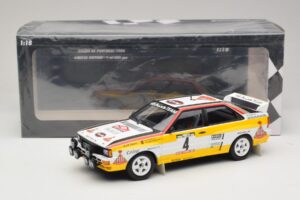 Audi Quattro A2 #4 W. Rohrl / C. Geistdorfer Rally Portugal 1984 Minichamps 1:18 153841104 Metalas - nuotrauka 6 iš 6