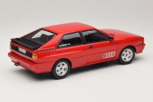Audi Quattro Raudonas Dilerio Leidimas Minichamps 1:18 A5-5893 Metalas - nuotrauka 2 iš 6