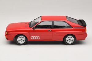 Audi Quattro Raudonas Dilerio Leidimas Minichamps 1:18 A5-5893 Metalas - nuotrauka 3 iš 6