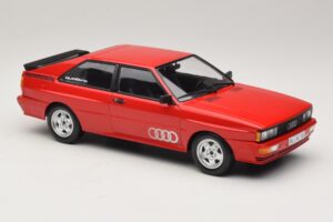 Audi Quattro Raudonas Dilerio Leidimas Minichamps 1:18 A5-5893 Metalas - nuotrauka 4 iš 6