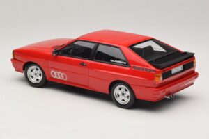 Audi Quattro Raudonas Dilerio Leidimas Minichamps 1:18 A5-5893 Metalas - nuotrauka 5 iš 6