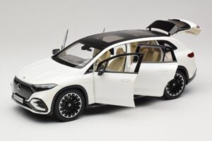 Mercedes EQS SUV X296 Manufaktur Diamond White NZG 1:18 B66960590 Metalas - nuotrauka 2 iš 8