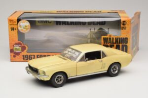 Ford Mustang Coupe Geltonas The Walking Dead Greenlight 1:18 12958 Metalas - nuotrauka 8 iš 8