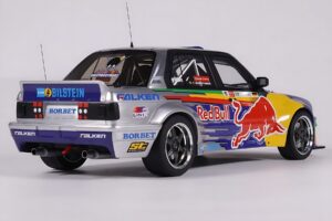 BMW E30 V8 #229 E. Hountondji Red Bull Driftbrothers Drift 2023 Mėlynas Otto 1:18 OT486 Derva - nuotrauka 2 iš 5