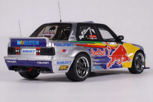 BMW E30 V8 #229 E. Hountondji Red Bull Driftbrothers Drift 2023 Mėlynas Otto 1:18 OT486 Derva - nuotrauka 2 iš 5