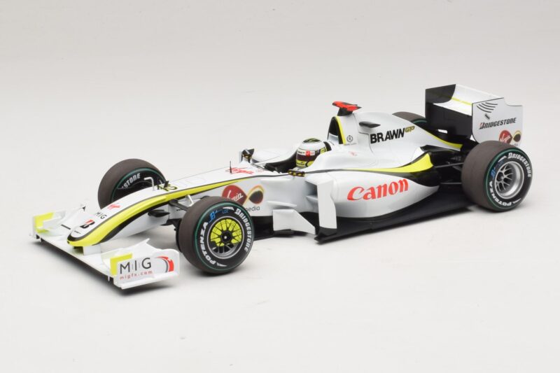 Brawn GP BGP001 #22 J. Button Singapore GP 2009 Minichamps 1:18 180090222 Derva