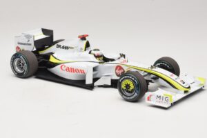 Brawn GP BGP001 #22 J. Button Singapore GP 2009 Minichamps 1:18 180090222 Derva - nuotrauka 4 iš 7
