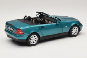 Mercedes SLK R170 Vivianite Green Norev 1:18 183021 Metalas - nuotrauka 4 iš 10