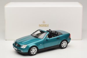 Mercedes SLK R170 Vivianite Green Norev 1:18 183021 Metalas - nuotrauka 10 iš 10