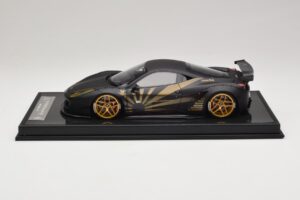 Ferrari 458 LB Works Matt Black BBA 1:18 REMC037 Derva