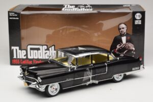 Cadillac Fleetwood Series 60 The Godfather Greenlight 1:18 12949 Metalas - nuotrauka 6 iš 6