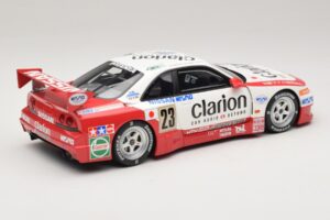 Nissan Skyline GT-R R33 LM GT1 #23 K. Hoshino / M. Hasemi / T. Suzuki Clarion Team NISMO 24 Hours of Le Mans 1996 Otto 1:18 O - nuotrauka 2 iš 6