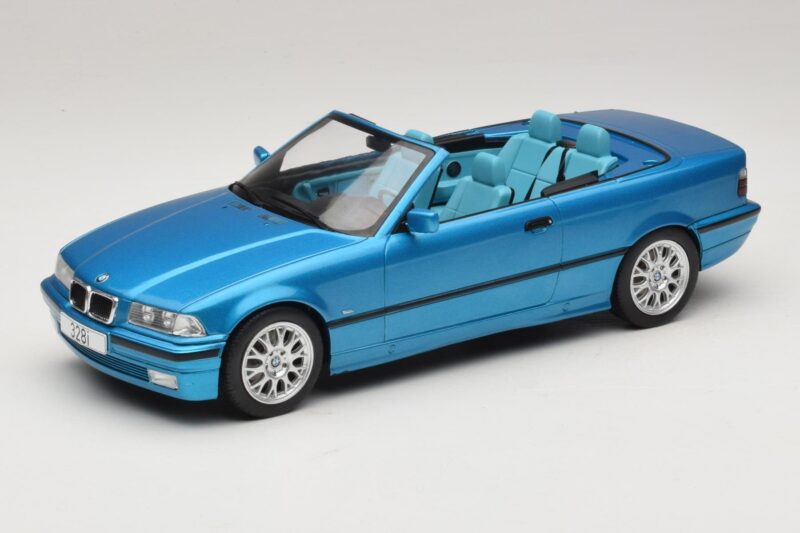 BMW 3 Series E36 Kabrioletas Mėlynas Metalinis MCG 1:18 MCG18319 Metalas
