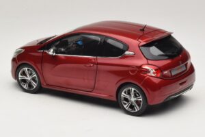 Peugeot 208 GTI Rubis Red Norev 1:18 184700 Metalas - nuotrauka 7 iš 8