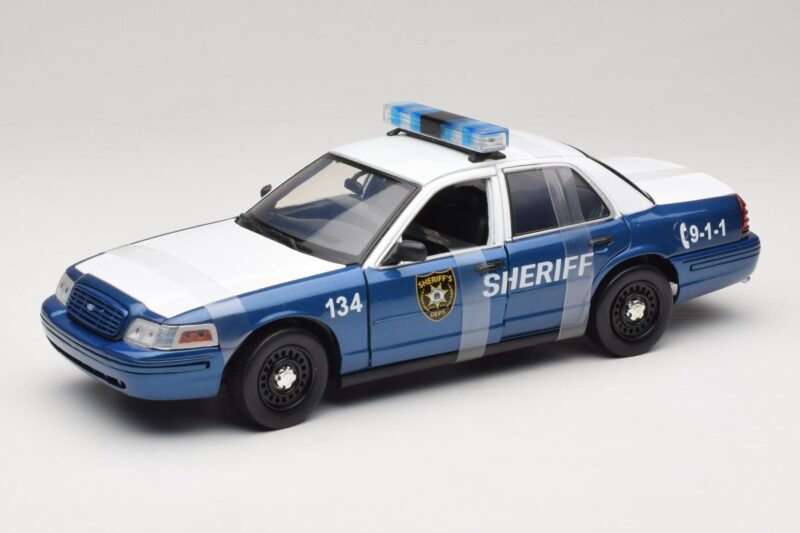 Ford Crown Victoria Police Interceptor The Walking Dead Greenlight 1:18 12957 Metalas