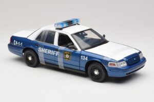 Ford Crown Victoria Police Interceptor The Walking Dead Greenlight 1:18 12957 Metalas - nuotrauka 4 iš 6