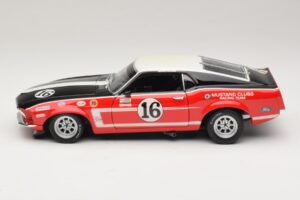 Ford Mustang Boss 302 #16 Bud Moore Engineering G. Follmer Trans-Am 1969 OEM 1:18 FORD006 Metalas - nuotrauka 4 iš 8