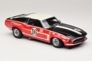 Ford Mustang Boss 302 #16 Bud Moore Engineering G. Follmer Trans-Am 1969 OEM 1:18 FORD006 Metalas - nuotrauka 6 iš 8