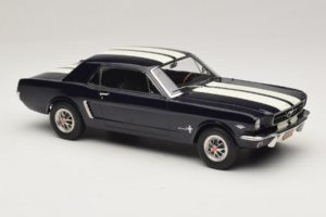 Ford Mustang Nightmist Blue Norev 1:18 182805 Metalas - nuotrauka 4 iš 6
