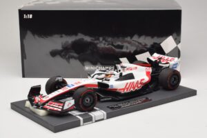 Haas VF-22 K. Magnussen Pole Position Brazilian GP 2022 Minichamps 1:18 117222120 Derva - nuotrauka 7 iš 7