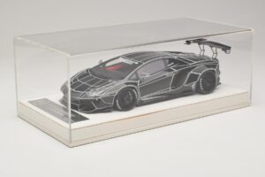 Lamborghini Aventador Liberty Walk TRON Blizgus Juodas JUC 1:18 J32-14 Derva - nuotrauka 6 iš 7
