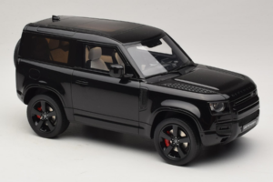 Land Rover Defender 90 L663 P400 X-Dynamic HSE Santorini Black GT Spirit 1:18 GT992 Derva - nuotrauka 4 iš 6