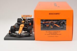 McLaren MCL60 #4 L. Norris 2nd Place Japanese GP 2023 Minichamps 1:18 537233504 Derva - nuotrauka 6 iš 7