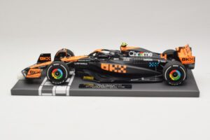 McLaren MCL60 #4 L. Norris 2nd Place Singapore GP 2023 Minichamps 1:18 537233404 Derva - nuotrauka 3 iš 7