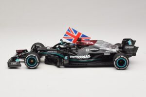 Mercedes AMG Petronas W12 E Performance L. Hamilton Winner British GP 2021 Minichamps 1:18 110211144 Derva - nuotrauka 3 iš 7