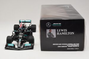 Mercedes AMG Petronas W12 E Performance L. Hamilton Winner British GP 2021 Minichamps 1:18 110211144 Derva - nuotrauka 6 iš 7