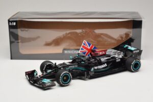 Mercedes AMG Petronas W12 E Performance L. Hamilton Winner British GP 2021 Minichamps 1:18 110211144 Derva - nuotrauka 7 iš 7