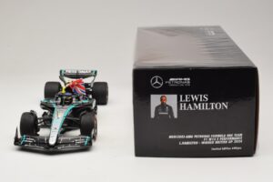 Mercedes AMG Petronas W15 E Performance L. Hamilton Winner British GP 2024 Minichamps 1:18 110241244 Derva - nuotrauka 6 iš 7