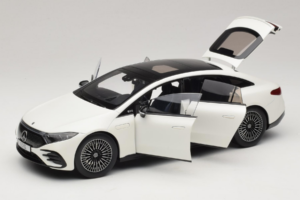 Mercedes EQS V297 Manufaktur Opalite White NZG 1:18 B66961049 Metalas - nuotrauka 2 iš 8