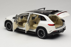 Mercedes EQS SUV X296 Manufaktur Diamond White NZG 1:18 B66960590 Metalas - nuotrauka 5 iš 8