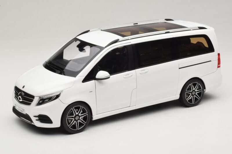 Mercedes V-Class W447 AMG Line Baltas Norev 1:18 183876 Metalas