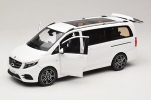 Mercedes V-Class W447 AMG Line Baltas Norev 1:18 183876 Metalas - nuotrauka 2 iš 8