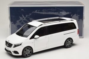 Mercedes V-Class W447 AMG Line Baltas Norev 1:18 183876 Metalas - nuotrauka 8 iš 8