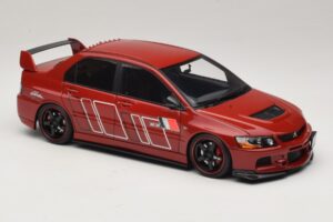 Mitsubishi Lancer Evolution IX MR Fast & Furious Raudonas Ignition Model 1:18 2374 Derva - nuotrauka 4 iš 6
