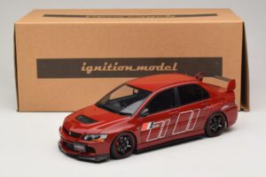 Mitsubishi Lancer Evolution IX MR Fast & Furious Raudonas Ignition Model 1:18 2374 Derva - nuotrauka 6 iš 6