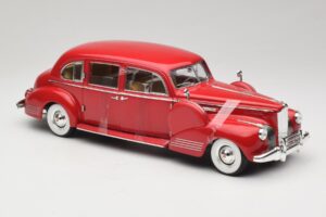 Packard Super Eight One-Eighty Raudonas Greenlight 1:18 12971 Metalas - nuotrauka 4 iš 6
