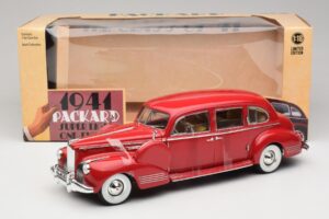 Packard Super Eight One-Eighty Raudonas Greenlight 1:18 12971 Metalas - nuotrauka 6 iš 6