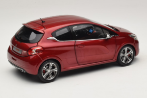 Peugeot 208 GTI Rubis Red Norev 1:18 184700 Metalas - nuotrauka 3 iš 8