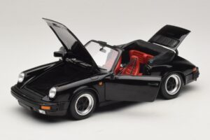 Porsche 911 3.2 Carrera Kabrioletas Juodas Minichamps 1:18 100063035 Metalas - nuotrauka 2 iš 8