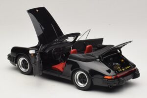 Porsche 911 3.2 Carrera Kabrioletas Juodas Minichamps 1:18 100063035 Metalas - nuotrauka 5 iš 8