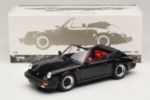 Porsche 911 3.2 Carrera Kabrioletas Juodas Minichamps 1:18 100063035 Metalas - nuotrauka 8 iš 8