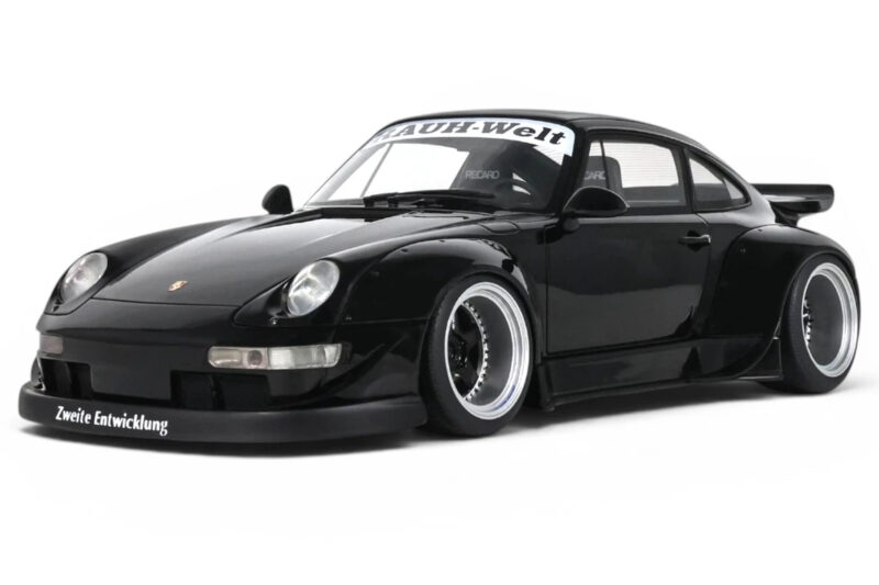 Porsche 911 993 RWB Juodas GT Spirit 1:18 GT587 Derva