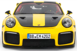 Porsche 911 GT2 RS 991.2 Nurburgring Lap Record Geltonas GT Spirit 1:18 GT972 Derva - nuotrauka 4 iš 5
