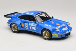Porsche 911 RSR #6 Wallys Jeans Nurburgring 1974 Spark 1:18 18S088 Derva - nuotrauka 4 iš 6
