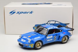Porsche 911 RSR #6 Wallys Jeans Nurburgring 1974 Spark 1:18 18S088 Derva - nuotrauka 6 iš 6